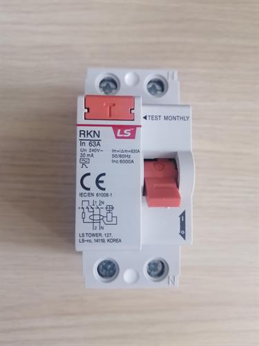 RCCB LS 1P-N 63A 30mA 6kA ( RKN 1P-N )